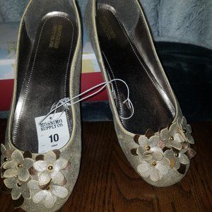 NWT gold metallic flats from Mossimo Supply Co